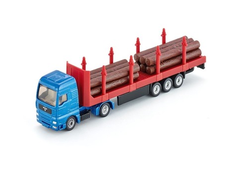 Volvo log transporter truck - log,